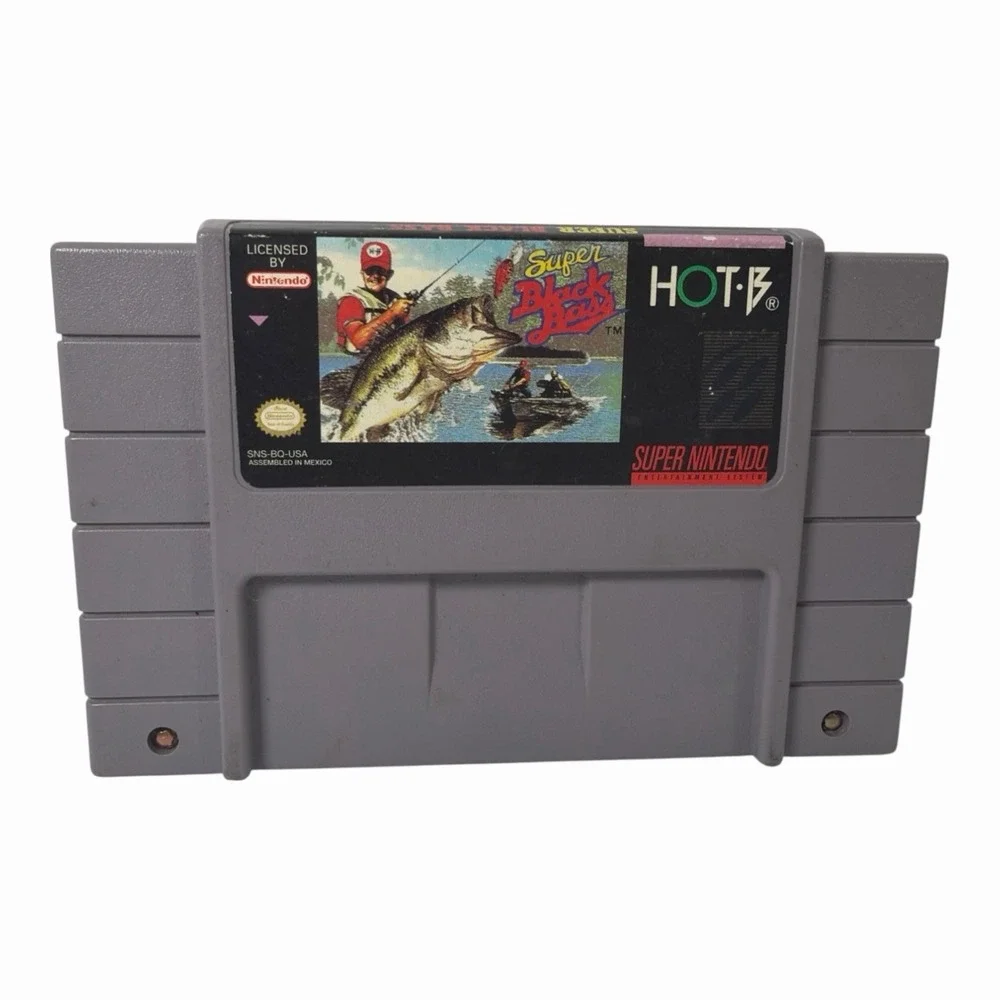 Super Black Bass For Nintendo‎ SNES 1992 Cartridge